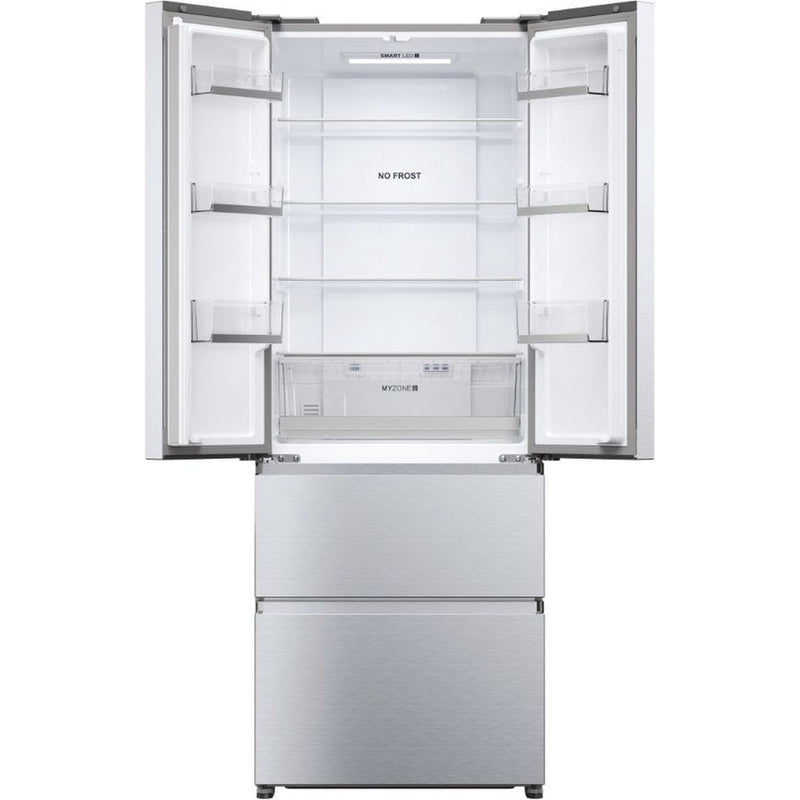 Haier HFR5719ENMG - Koel-vriescombinatie - inox