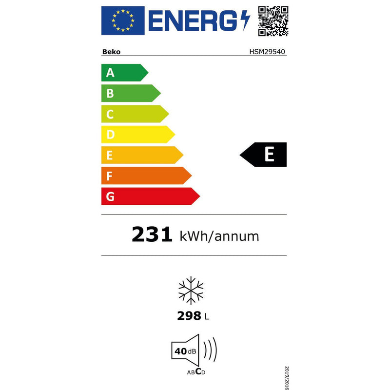 Beko HSM29540 - Vriezer - Wit