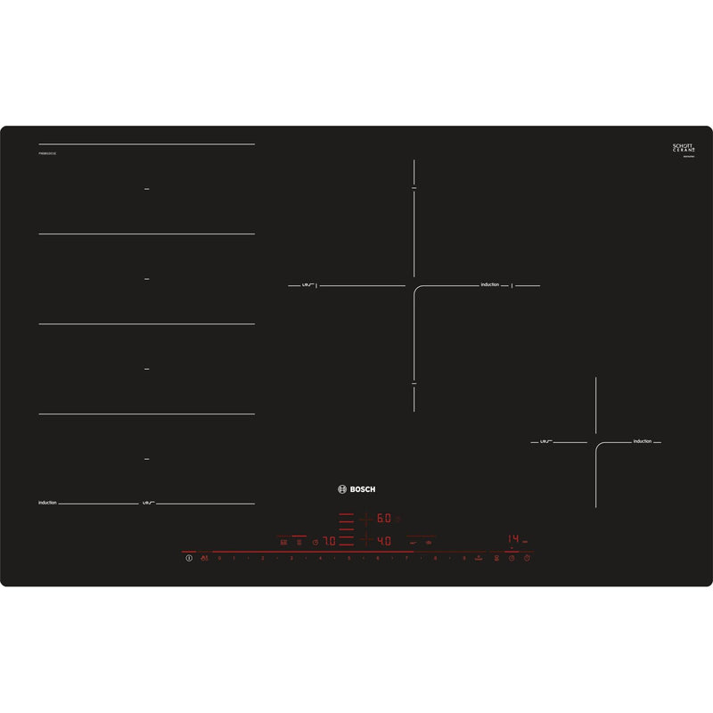 Bosch PXE801DC1E - Serie 8 - Inductiekookplaat - 80 cm - Vlakinbouw