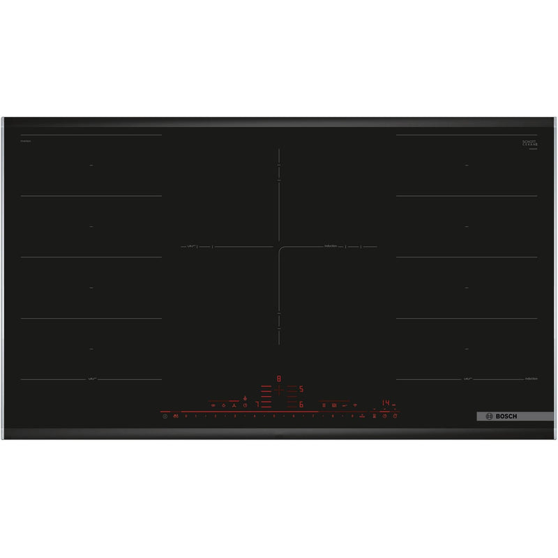 Bosch PXV975DV1E - Serie 8 - Inductiekookplaat - 90 cm - Opbouw met kader