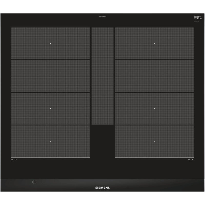 Siemens EX675LYV1E - iQ700 - Inductiekookplaat - 60 cm - Zwart - Opbouw met kader