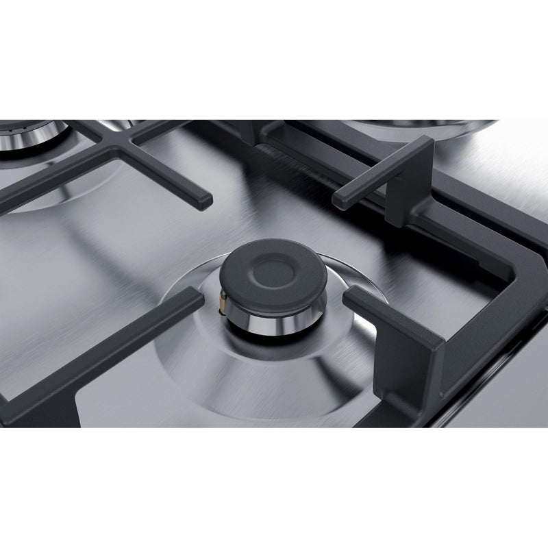Bosch PGQ7B5B90 - Serie 4 - Gaskookplaat - 75 cm - Inox
