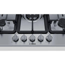Bosch PGQ7B5B90 - Serie 4 - Gaskookplaat - 75 cm - Inox