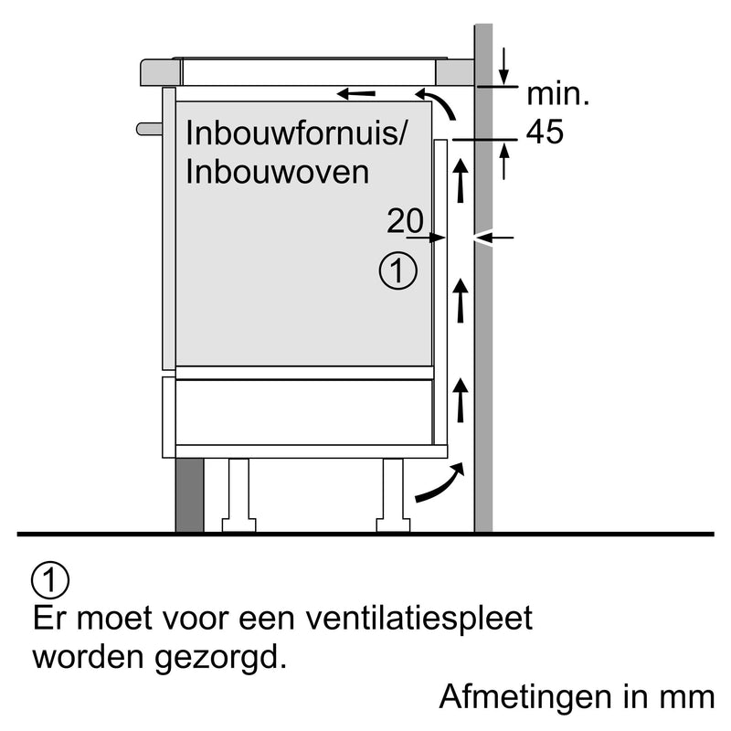 Siemens EH801LVC1E - iQ100 - Inductiekookplaat - 80 cm - Zwart - Vlakinbouw