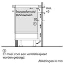Bosch PVS831HC1E - Serie 6 - Inductiekookplaat - 80 cm - Opbouw zonder kader