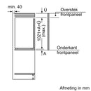 Bosch KIL32NSE0 - Serie 2 - Inbouw koelkast met diepvriesgedeelte - 102.1 x 54.1 cm