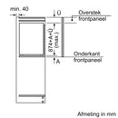Siemens GI21VADE0 - iQ500 - Inbouw vriezer - 87.4 x 55.8 cm - softClose