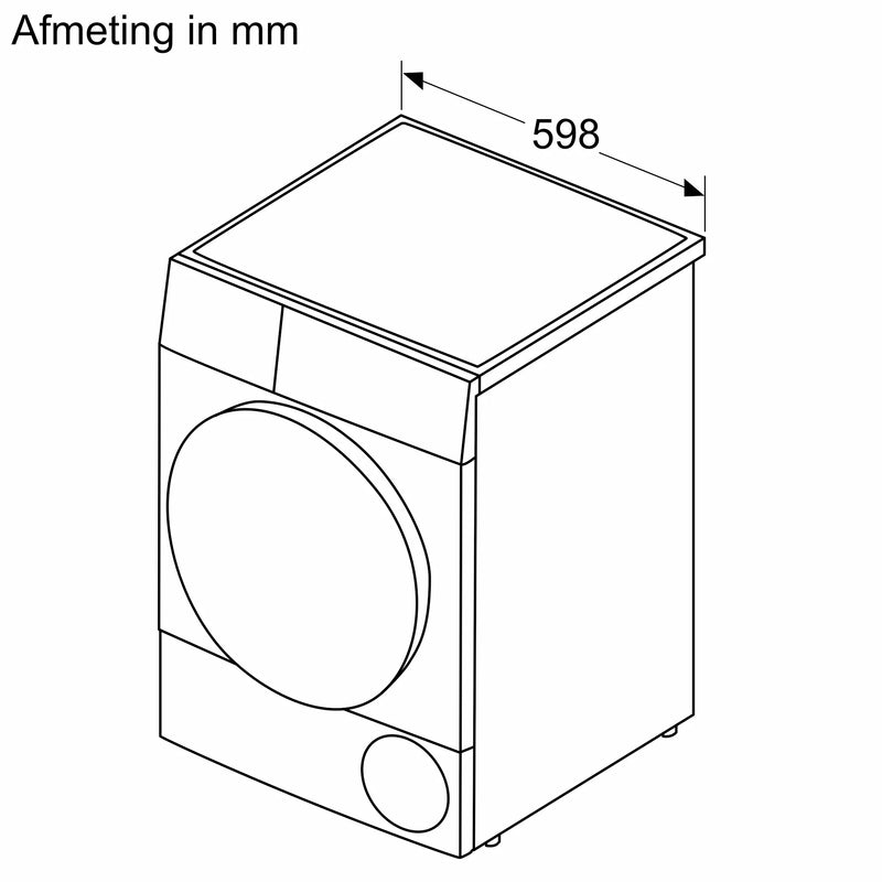 SIEMENS WP31G206FG - IQ500 - Condensatiedroger - 8 kg