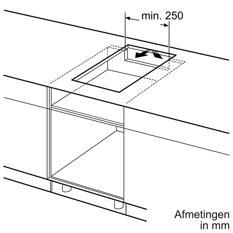 Siemens EX375FXB1E - iQ700 - flexInduction kookplaat - 30 cm - Zwart - Opbouw met kader