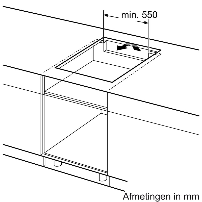 Siemens EX775LEC1E - iQ700 - Inductiekookplaat - 70 cm - Zwart - Opbouw met kader