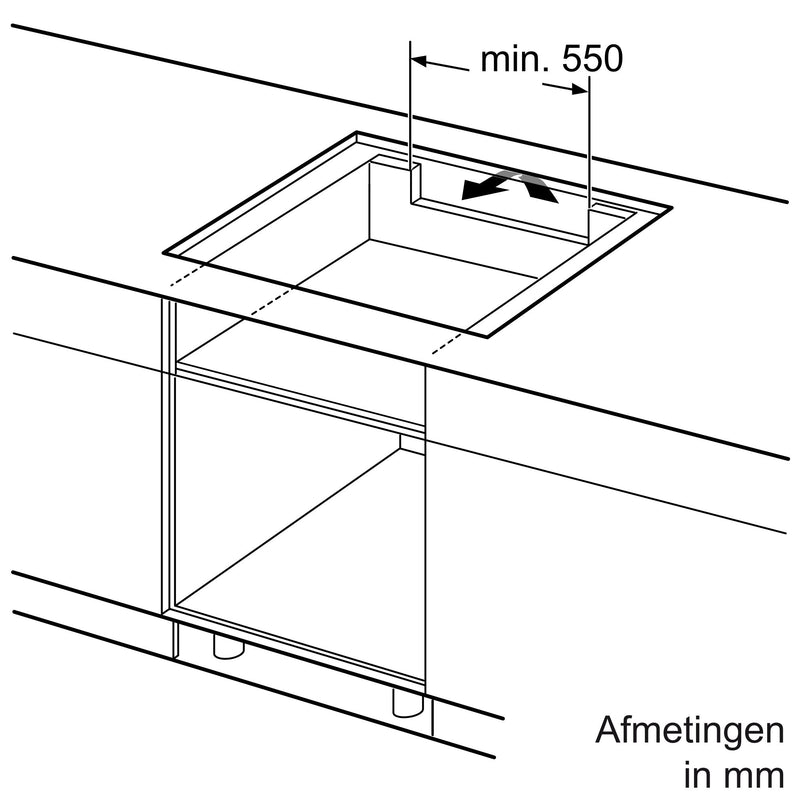 Siemens EX875LEC1E - iQ700 - Inductiekookplaat - 80 cm - Zwart - Opbouw met kader