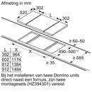 Siemens EH375FBB1E - iQ100 - Domino Inductiekookplaat - 30 cm - Zwart - Opbouw met kader