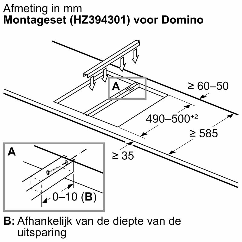 Siemens ET375FFP1E - iQ300 - Domino Elektrische kookplaat - 30 cm - Zwart - Opbouw met kader