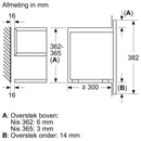 Bosch BFR7221B1 - Serie 8 - Inbouwmagnetron - Zwart