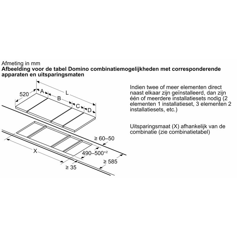 Siemens ET375FFP1E - iQ300 - Domino Elektrische kookplaat - 30 cm - Zwart - Opbouw met kader