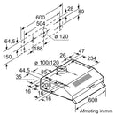 Siemens LU63LCC40 - iQ300 - Onderbouw dampkap - 60 cm - Bruin