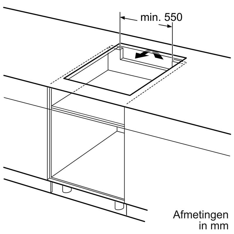 Siemens EX675LYV1E - iQ700 - Inductiekookplaat - 60 cm - Zwart - Opbouw met kader