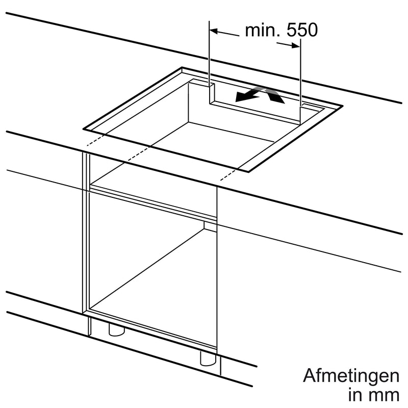 Siemens EH801LVC1E - iQ100 - Inductiekookplaat - 80 cm - Zwart - Vlakinbouw