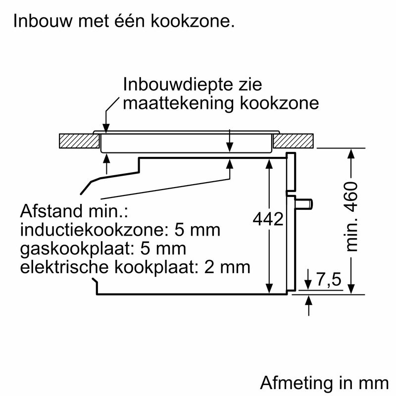 Siemens CS736G1B1 - Q700 - Compacte combi-stoomoven - 60 x 45 cm - Zwart