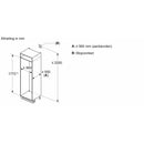 Bosch KIN86NSE0 - Serie 2 - Inbouw koel-vriescombinatie - 177.2 x 54.1 cm
