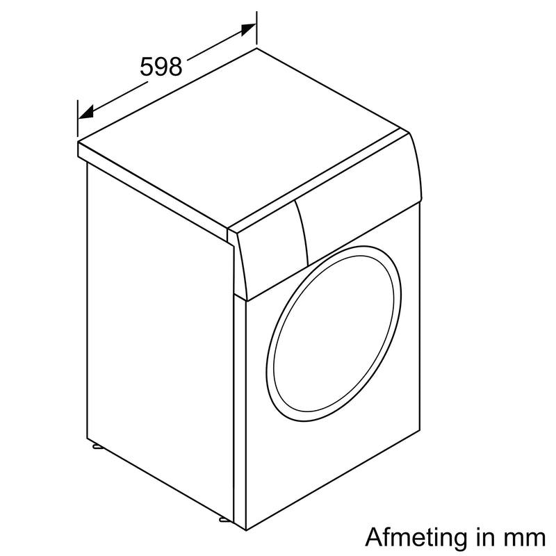 BOSCH WAN282B4FG - Wasmachine - 8 Kg - 1400 Rpm