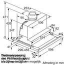 Bosch DFS067K51 - Serie 8 - Telescopische dampkap - 60 cm - Inox