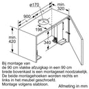 Bosch DFS097K51 - Serie 8 - Telescopische dampkap - 90 cm - Inox