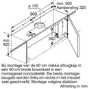 Siemens LI97RA561 - iQ500 - Telescopische dampkap - 90 cm - Inox