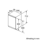 Siemens GI11VAFE0 - iQ300 - Inbouw vriezer - 71.2 x 55.8 cm