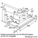 Siemens LI99SA684 - iQ700 - Telescopische dampkap - 90 cm - Inox