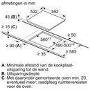 Siemens ET61RBFB1E - iQ300 - Elektrische kookplaat - 60 cm - Zwart - Opbouw zonder kader