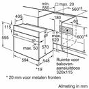 Siemens HB010FBR1S - iQ100 - Inbouwoven - 60 x 60 cm - Inox