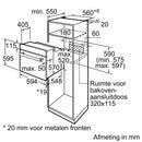 Bosch HBF133BA1 - Serie 2 - Inbouwoven - 60 x 60 cm - Zwart