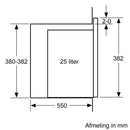 Bosch BEL554MB0 - Serie 6 - Inbouw Magnetron met Grill - 59 x 38 cm - Zwart