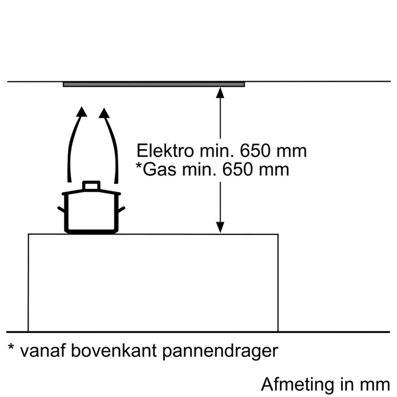 Siemens LB55565 - iQ300 - Afvoergroep - 53 cm - Zilvermetaalkleurig