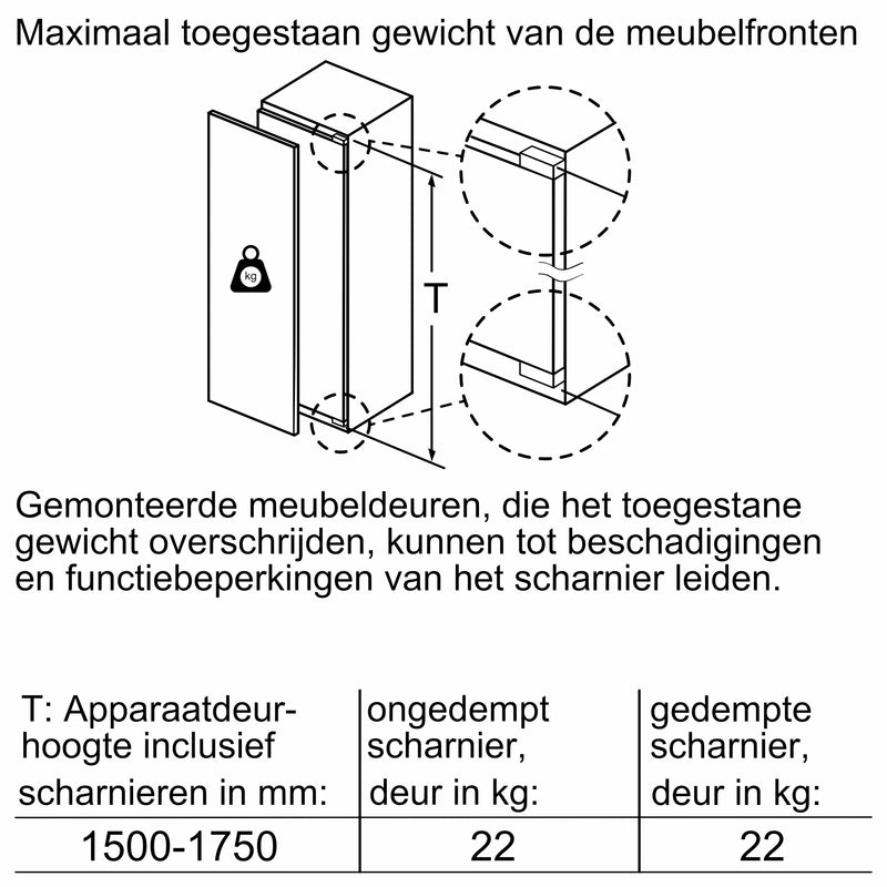 Siemens KI81RAFE1 - iQ500 - Inbouw - Koelkast - 178 cm