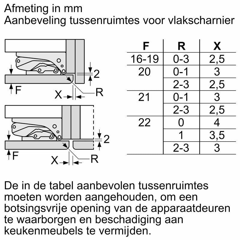 Siemens KI32LVFE0 - IQ300 - Inbouw - Koelkast - 102 cm