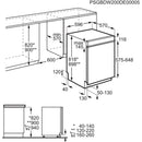 AEG FEE74616PM - 7000 serie - GlassCare - Inbouwvaatwasser