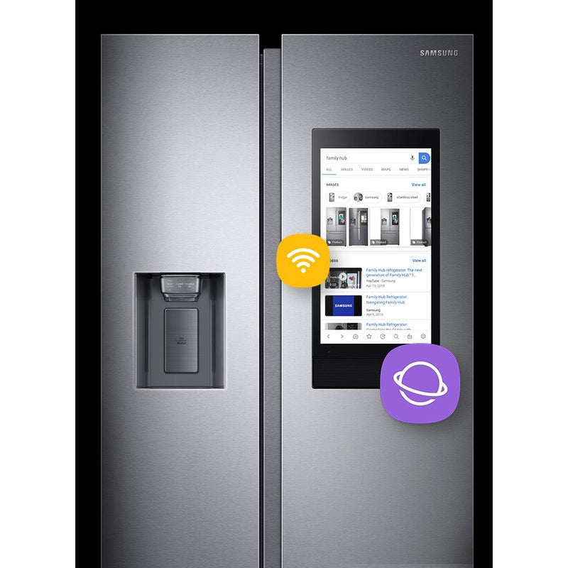 Samsung RS6HA8891SL - Family Hub Amerikaanse koelkast - Space max - Inox