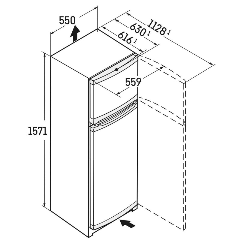 Liebherr CTele 2931-26 - Koel-vriescombinatie - Inox