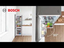Bosch KGN362LAF - Serie 4 - koel-vriescombinatie - 186 x 60 cm - metal look - Total No Frost