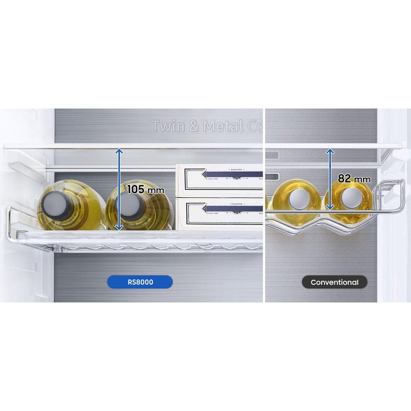 Samsung RS68A884CSL - Amerikaanse koelkast - Wifi - Inox