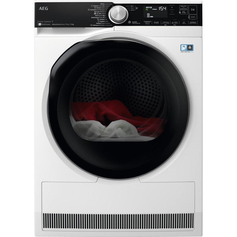 AEG TR99MX78CS - 9000 serie - AbsoluteCare® Plus ProSteam - Warmtepomp Droogkast -  9kg