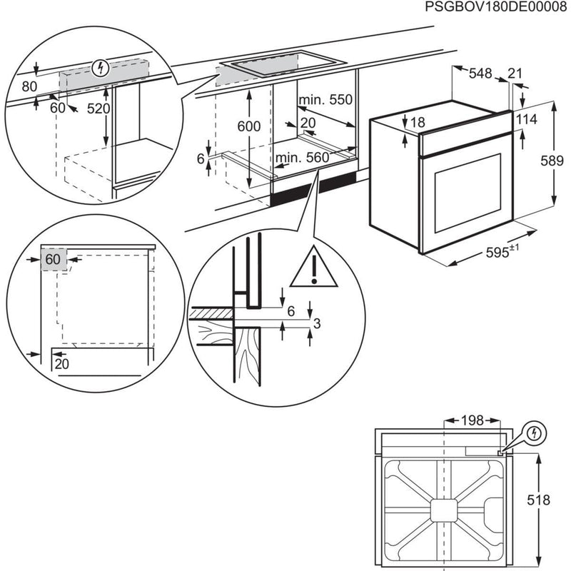 AEG BES331010M - 6000 serie - SurroundCook® Heteluchtoven