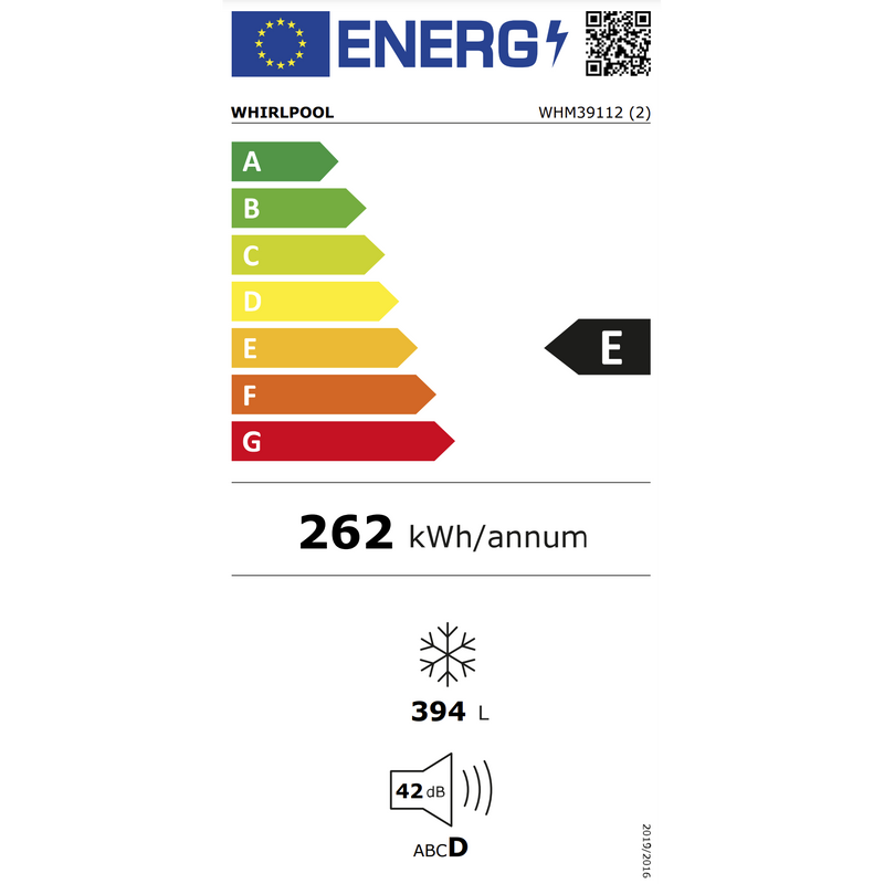 Whirlpool WHM39112 - Diepvrieskist