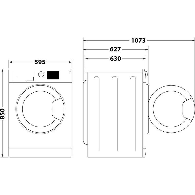 Whirlpool FFBBE 7458 BSEV F Wasmachine - 7 kg - 1400 toeren