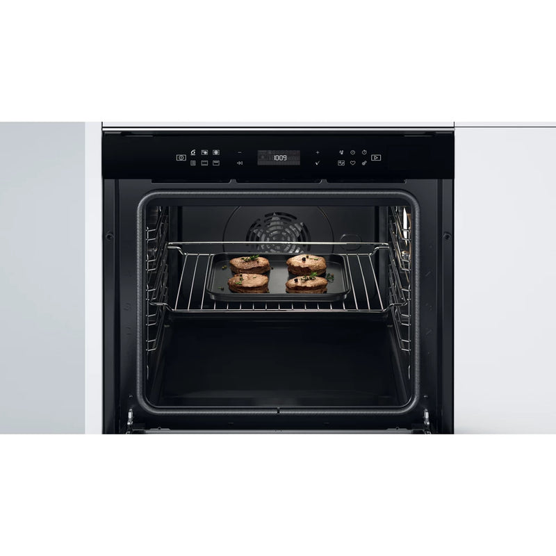 Whirlpool W7 OS4 4S1 P BL Stoomoven - Inbouw - 73 liter