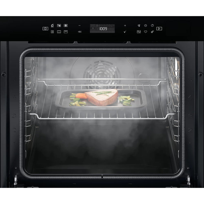 Whirlpool W7 OS4 4S1 P BL Stoomoven - Inbouw - 73 liter